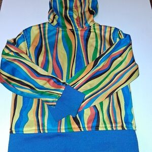 Colorful Striped Hoodie